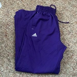 Adidas purple sweats